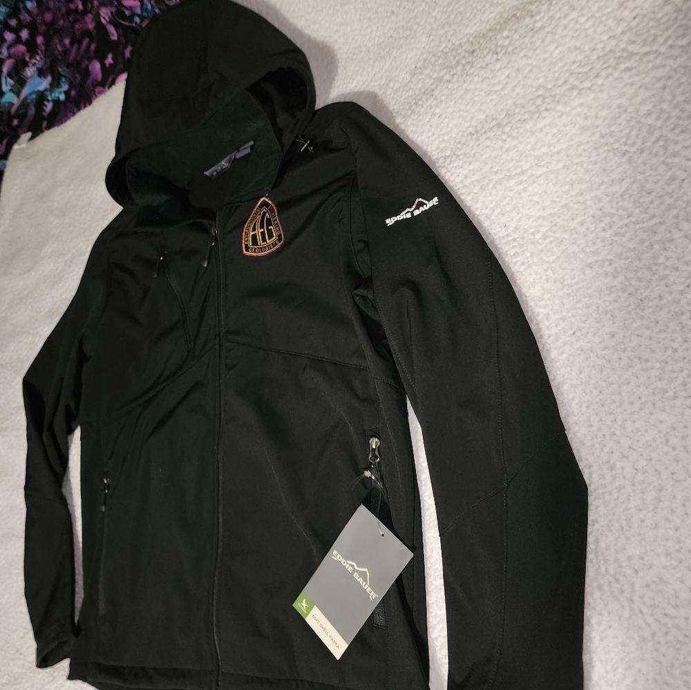 NWT EddieBauer Mens  Engineering,Geologist,Environmental, Soft Shell Parka - Picture 3 of 16